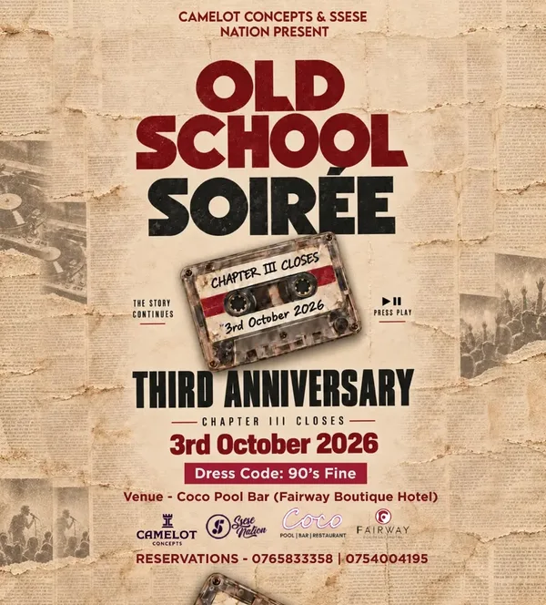 Camelot Concepts and Ssese Nation celebrate three years of Old School Soiree 